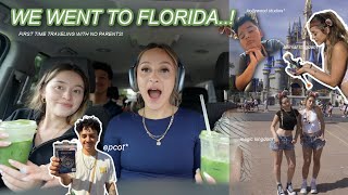 TRAVEL WITH US TO FLORIDA | all FOUR DISNEY parks in FOUR days (so exhausting)