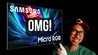 Samsung Micro RGB TV raised the bar for $30,000!