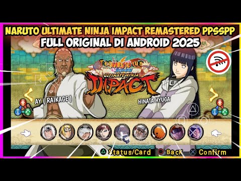Game Naruto Ultimate Ninja Impact Remastered PPSSPP Android Offline Terbaru 2025