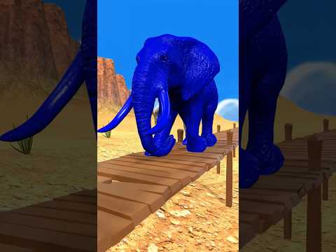 Paint Animals Lion tiger Gorilla cow elephant part-20 #shorts #crossingfountain