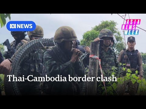 YouTube video thumbnail: Dozens of Cambodian Protesters Injured in Thai Border Clash