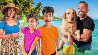PAPÁ SORPRENDE a LORENZO & DANIELA con un VIAJE a la PLAYA|4PLUSONE
