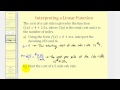 Understanding Linear Functions