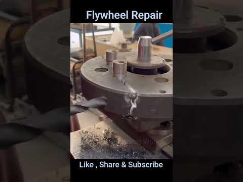 flywheel  रिपेयर ट्रिक #shorts #flywheel #mechanical #repairing #creative #welding #jugaad #engine