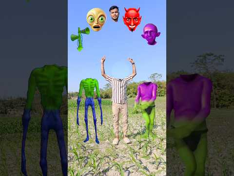 Green,blue siren vs Purple,green joker & me correct head matching with tu radha meri main songs🤯🤯