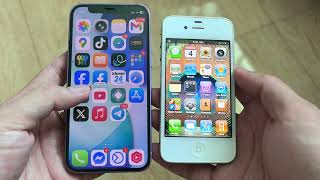 iOS 26 vs iOS 4 on iPhone 4S