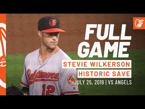 Stevie Wilkerson's Historic Save in Anaheim | Orioles vs. Angels: FULL Game video clip
