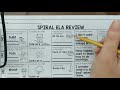 ELA Spiral Review Insights for May 18