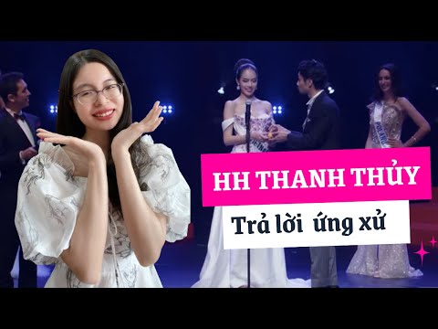 Phiên dịch phần thi ứng xử của HH Thanh Thuỷ tại Miss International 2024