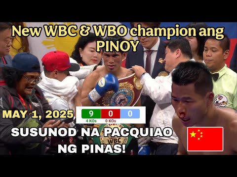 May 1, 2025 l PINOY itinanghal na bagong WBC & WBO champion