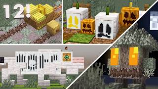 12 Pale Garden Build Hacks/Ideas #2 (1.21.4)