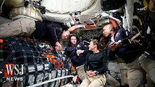 Thumbnail for the video "Artemis II Crew Hails ‘Herculean Effort’ After Leaving Earth’s Orbit | WSJ News" from WSJ News