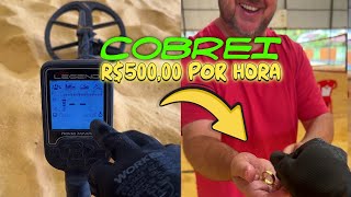 Fui contratado para resgatar uma ALIANÇA DE OURO perdida na areia [ Detector de Metais ]