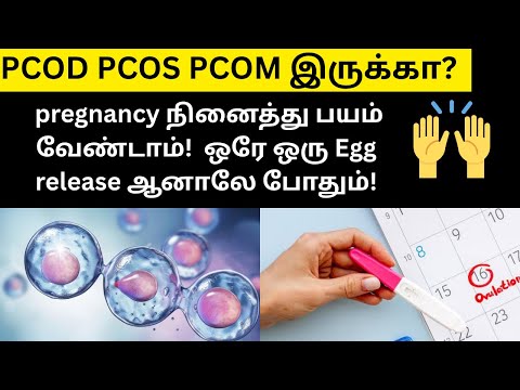 pregnancy நினைத்து பயம் வேண்டாம்!  ஒரே ஒரு Egg release ஆனாலே போதும்! | pcod pcos pcom tamil