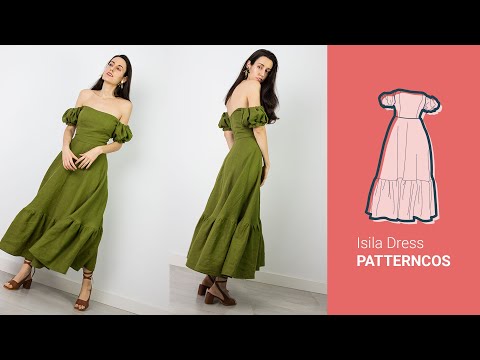 Sewing the most beautiful dress for summer 🌸 ENGLISH 🌸 PDF Sewing Pattern