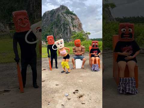 Tung Tung Tung Sahur Poor Afraid To Face Each Other To Poop Outdoor For Help