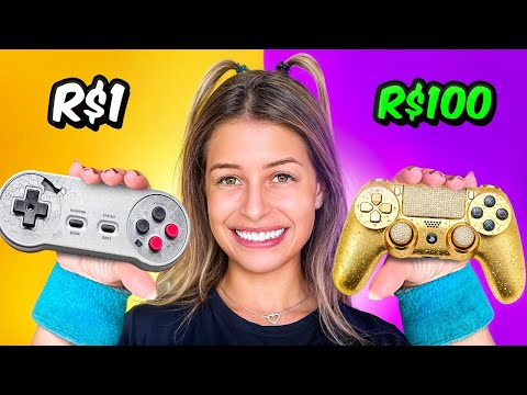 TESTANDO BRINQUEDOS DE R$ 1 , R$ 10 E R$ 100 REAIS!!