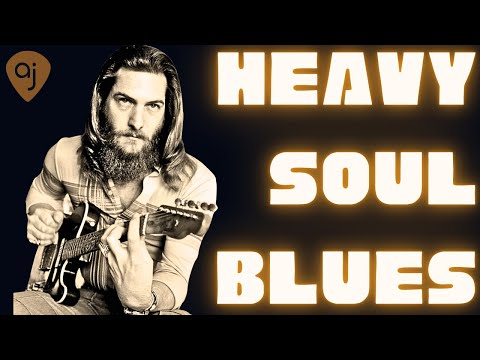 🎸 HEAVY SOUL BLUES JAM | Guitar Backing Track (B MINOR)