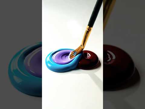 Satisfying colour mixing #colors #shortvideo #satisfying #mixingcolors #art #experimnent #colorful
