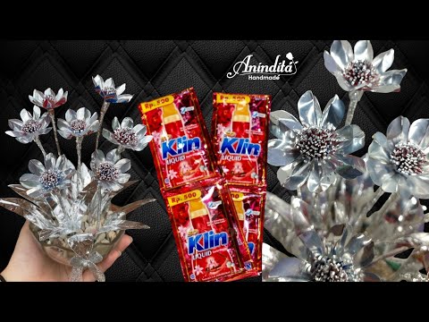 Ide Kreatif Bunga Dari Plastik Ditergent//Flower craft//DIY//Home Decor