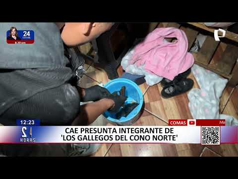 Cae presunta integrante de "Los Gallegos de Cono Norte" en Comas