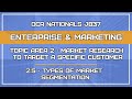Market Segmentation Concepts and Strategies