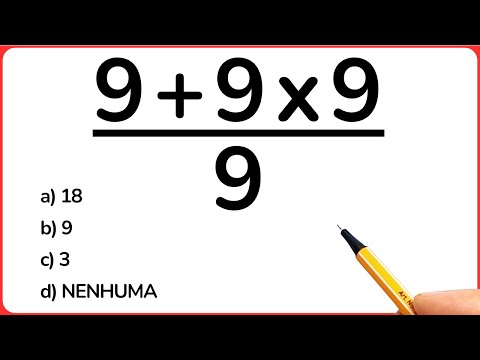MATEMÁTICA BÁSICA! É Fácil, mas poucos conseguem😱