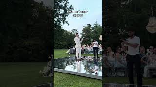 This Man of Honor’s Speech Was an Emotional Rollercoaster #manofhonor #weddingday #weddingpseech