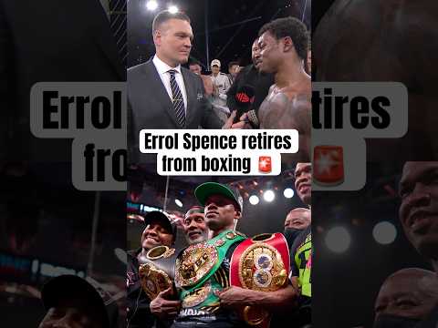 What a career for Errol Spence 👏🙌