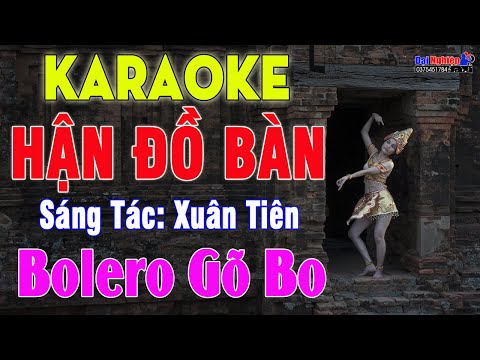 Hận Đồ Bàn Karaoke Bolero Guitar Gõ Bo Hát Cực Phê Tone Nam Nhạc Sống || Karaoke Đại Nghiệp