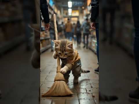 Poor Kitten was made Fun of by Friends For Playing with Broken Toy 😭 #DCLP7 #kitten #catlover