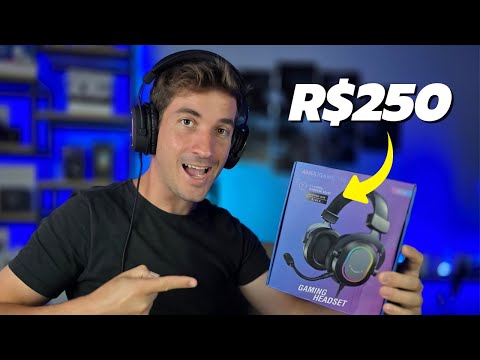 HEADSET FIFINE AMPLIGAME H6 - O MELHOR por R$250?