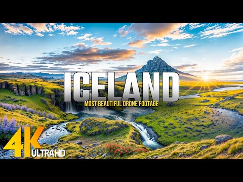 Iceland Rcenic 4K Relaxation • Land of Majestic Mountain Landscapes • Relaxation Film