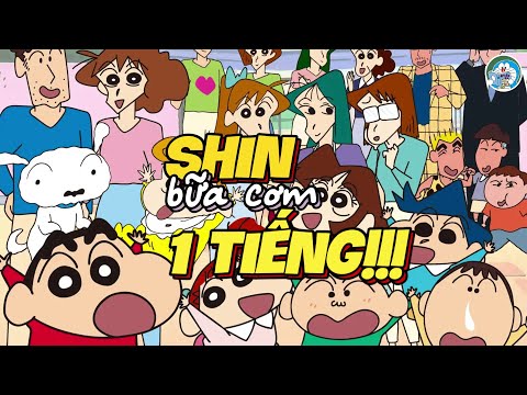 Siêu Tổng Hợp Shin 1 Tiếng - Thử Thách Cấm Cười Khi Ăn | Shin Tập Mới Để Ăn Cơm |Shin Cậu Bé Bút Chì
