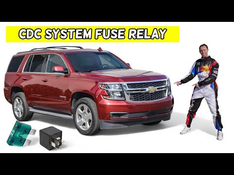 CHEVROLET TAHOE SUBURBAN CDC REAL TIME DAMPENING SYSTEM FUSE RELAY LOCATION REPLACEMENT 2015 - 2020