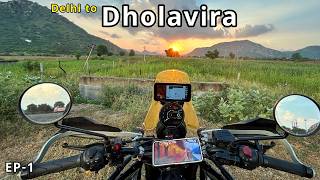 Delhi to Dholavira Ride Start On My Royal Enfield Himalayan 450 #ridingwithpeace