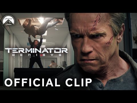 Terminator Genisys | Arnold Schwarzenegger vs. The T-3000 | Paramount Movies