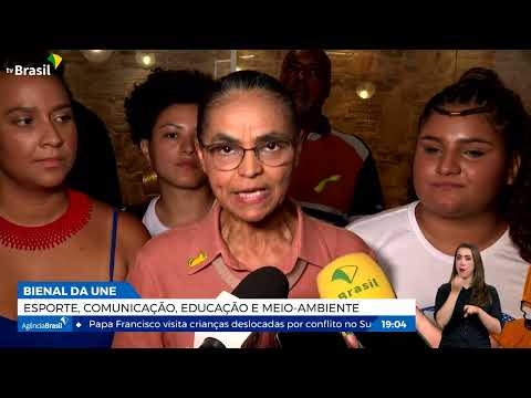 Brasil pode unir economia e ecologia, diz Marina Silva na Bienal da UNE