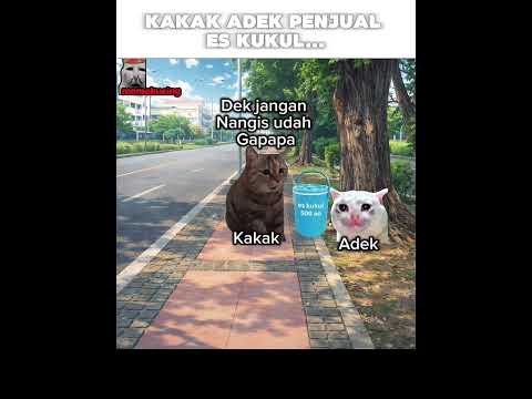 Kakak adek penjual es kul kul #memescat #memesad #shortsads