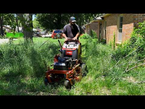 This First-Time Homebuyer Had No Mower… and the SELLER Left them With a Jungle