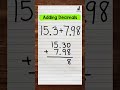 Adding Decimals and Their Importance