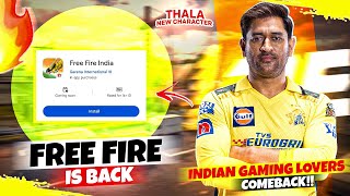 OLD FREE FIRE IS BACK | Free Fire ID Unban | Free Fire Coming | Free Fire India Download