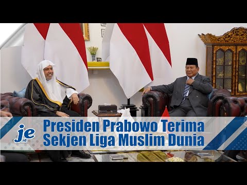 Presiden Prabowo Terima dan Sambut Sekjen Liga Muslim Dunia di Istana Merdeka