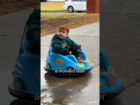 Sleepy Driving: A Lesson from a Toy Car Driver 👀 #shorts