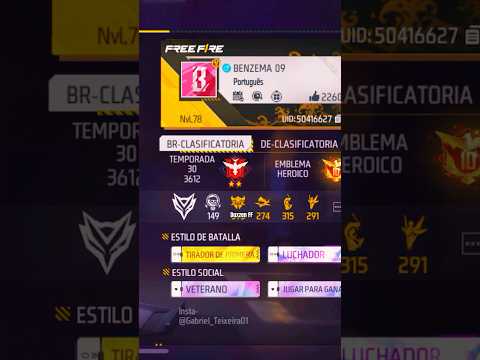 Benzema JUEGA FREE FIRE Y ESTE LO COMPRUEBA😱😱😱😱 #freefire #garenafreefire #parati