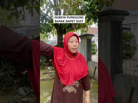 Injekin punggung bapak dapet duit #shorts