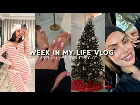 Week in my Life as a 26 Year Old Mommy of 3♡ *trying* to get in the Holiday mood, Cook W/ Me, & More