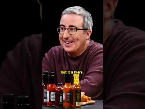 Get ready for John Oliver on Hot Ones 👀👀