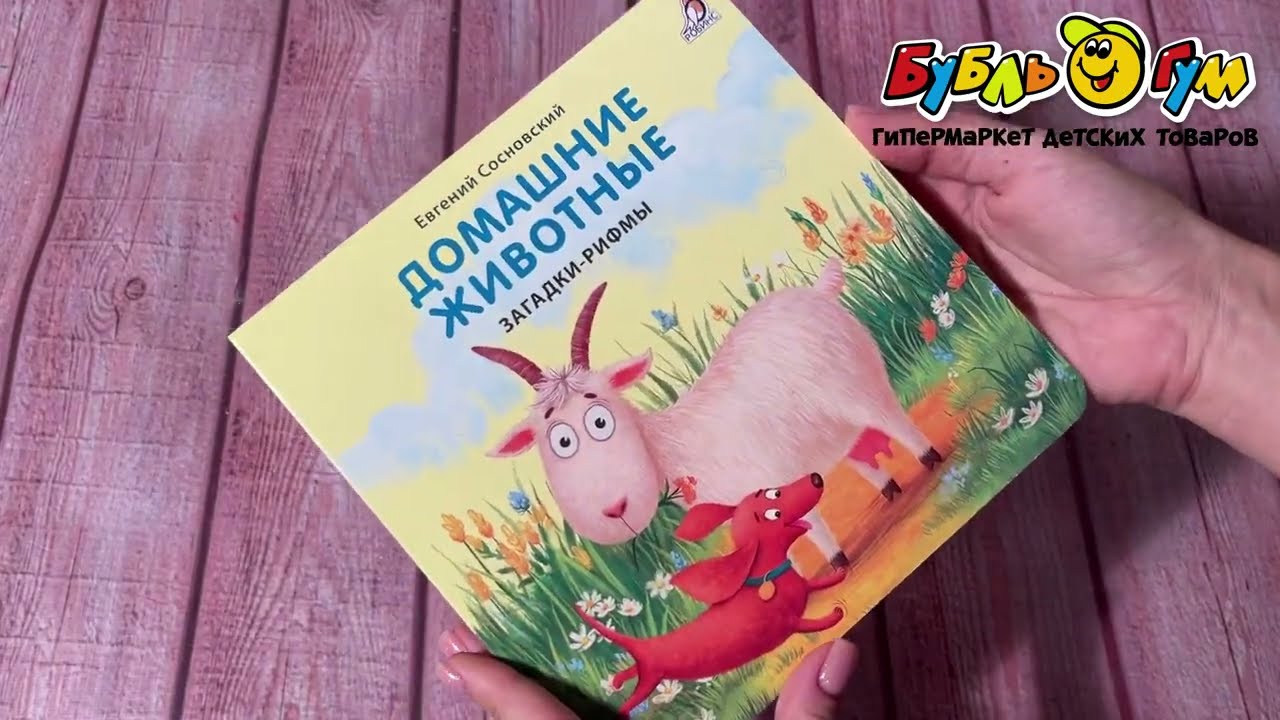 Книга Робинс Домашние животные загадки-рифмы Сосновский Е. - видео Книга Робинс Домашние животные загадки-рифмы Сосновский Е. - видео
