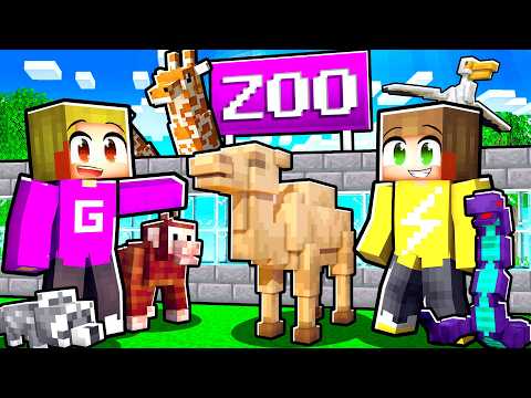 MICK vs GIEL DIERENTUIN In Minecraft!🐘🦁